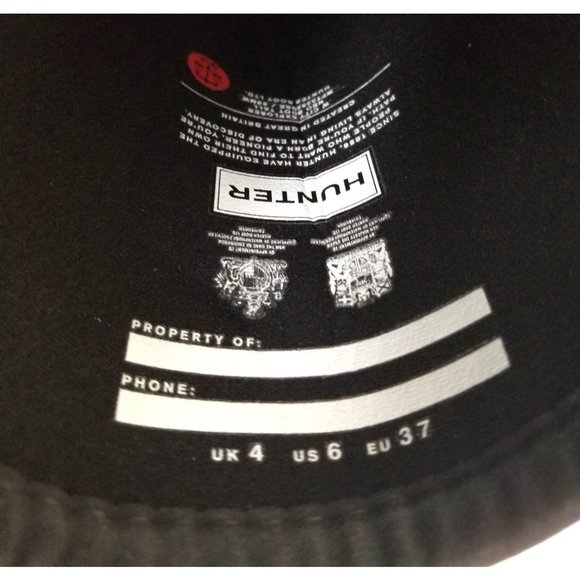 Hunter Tall City Explorer Boots in Black Neoprene Womens Size 6 37 - Picture 6 of 6